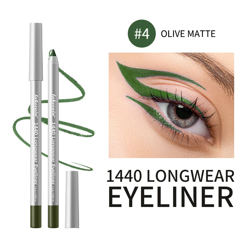 Waterproof Long-Lasting Smudge-Proof Eyeliner Pencil - 24