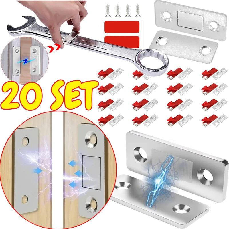 Ultra-Thin Magnetic Cabinet Door Catch Latch - 9