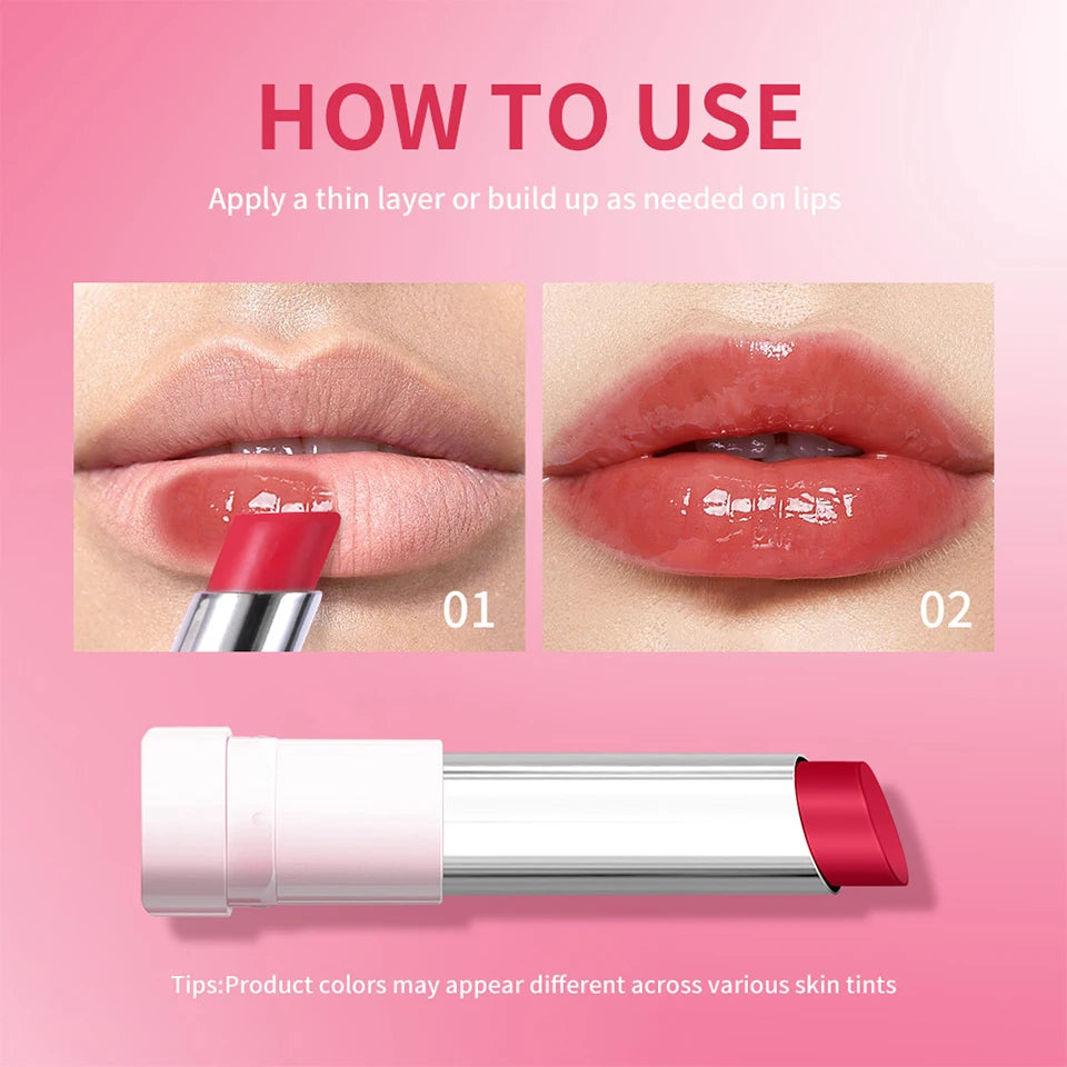 Hydrating Glow Lip Balm for Glossy Plump Lips