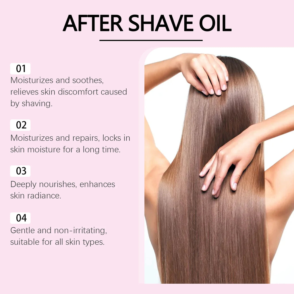 Strawberry Scented Soothing After Shave Oil for Hair Removal