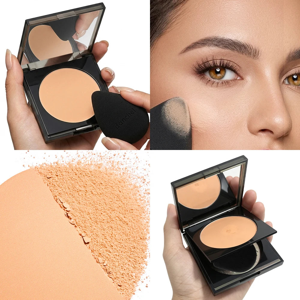 Matte Oil-Control Pressed Setting Powder for Face Makeup
