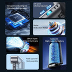Portable Handheld Ice Cooling Fan with Adjustable Speed