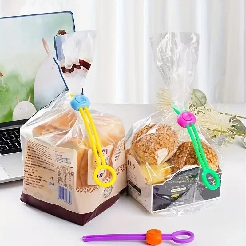 Reusable Elastic Food Bag Sealing Clips