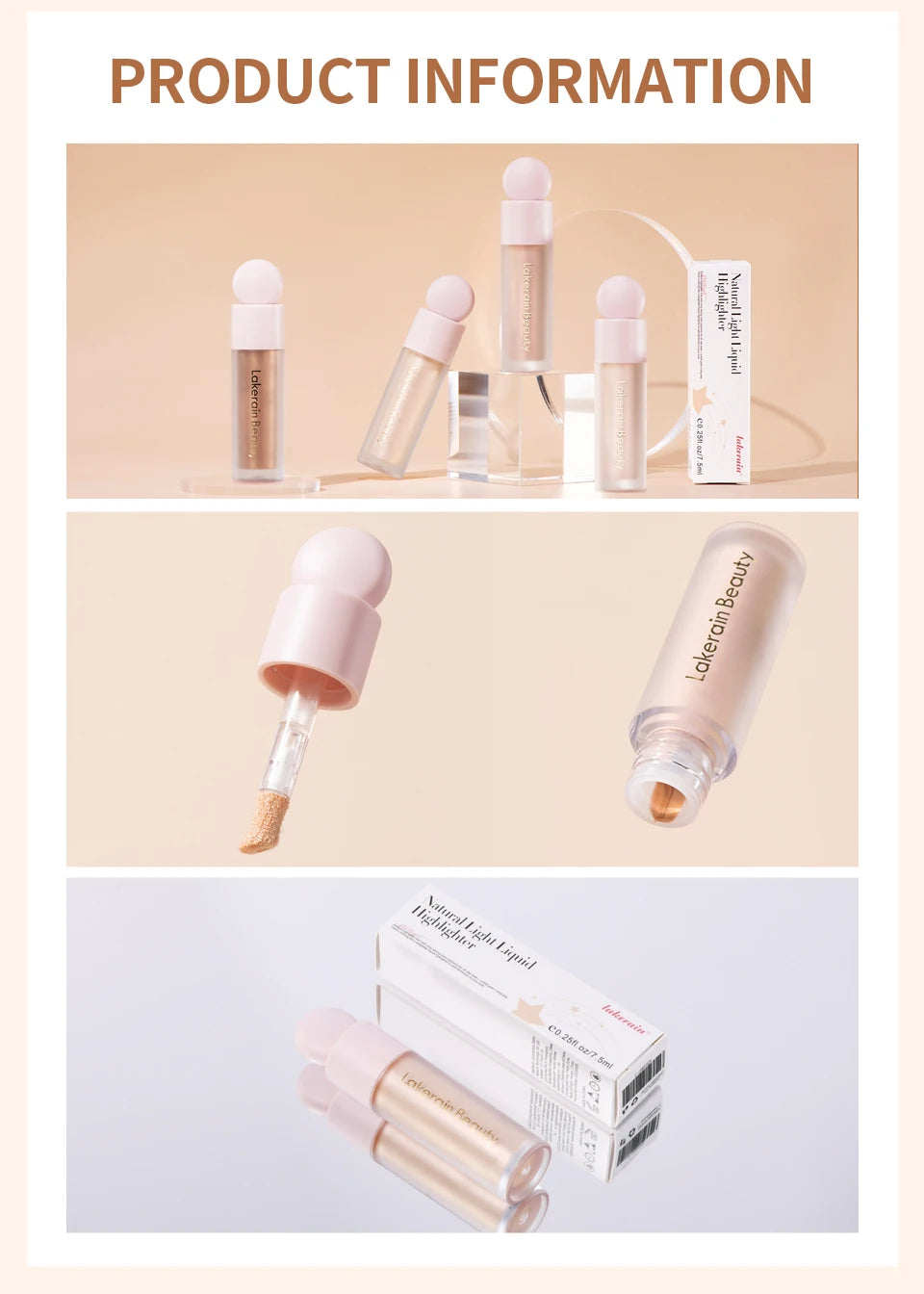 Liquid Highlighter for Radiant Glow and Natural Skin Brightening - 21