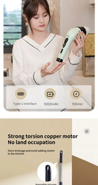 9-in-1 Electric Cordless Spin Scrubber for Deep Home Cleaning