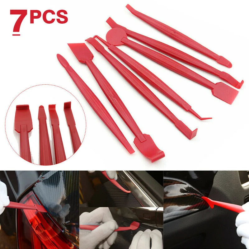 7-Piece Professional Car Vinyl Wrap and Decal Installation Tool Kit