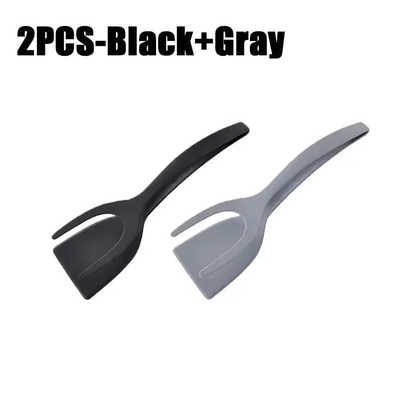 2-in-1 Non-Stick Spatula and Kitchen Tongs for Cooking - 26