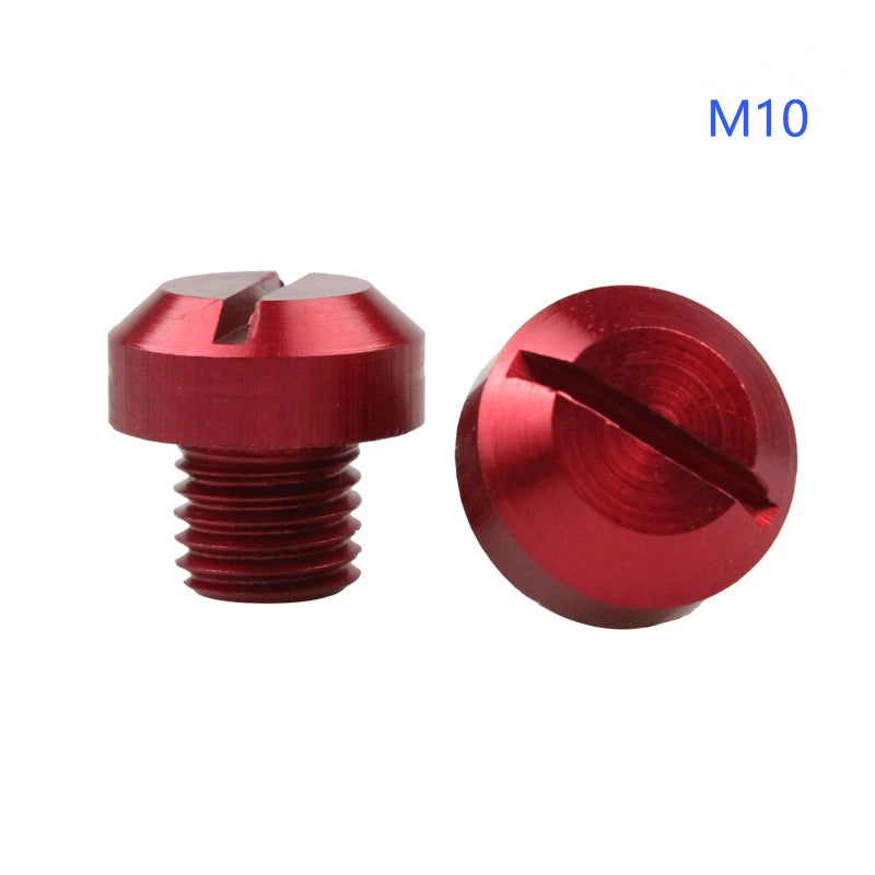 Motorcycle Mirror Hole Plug Screws for M8 and M10 Threads - 16