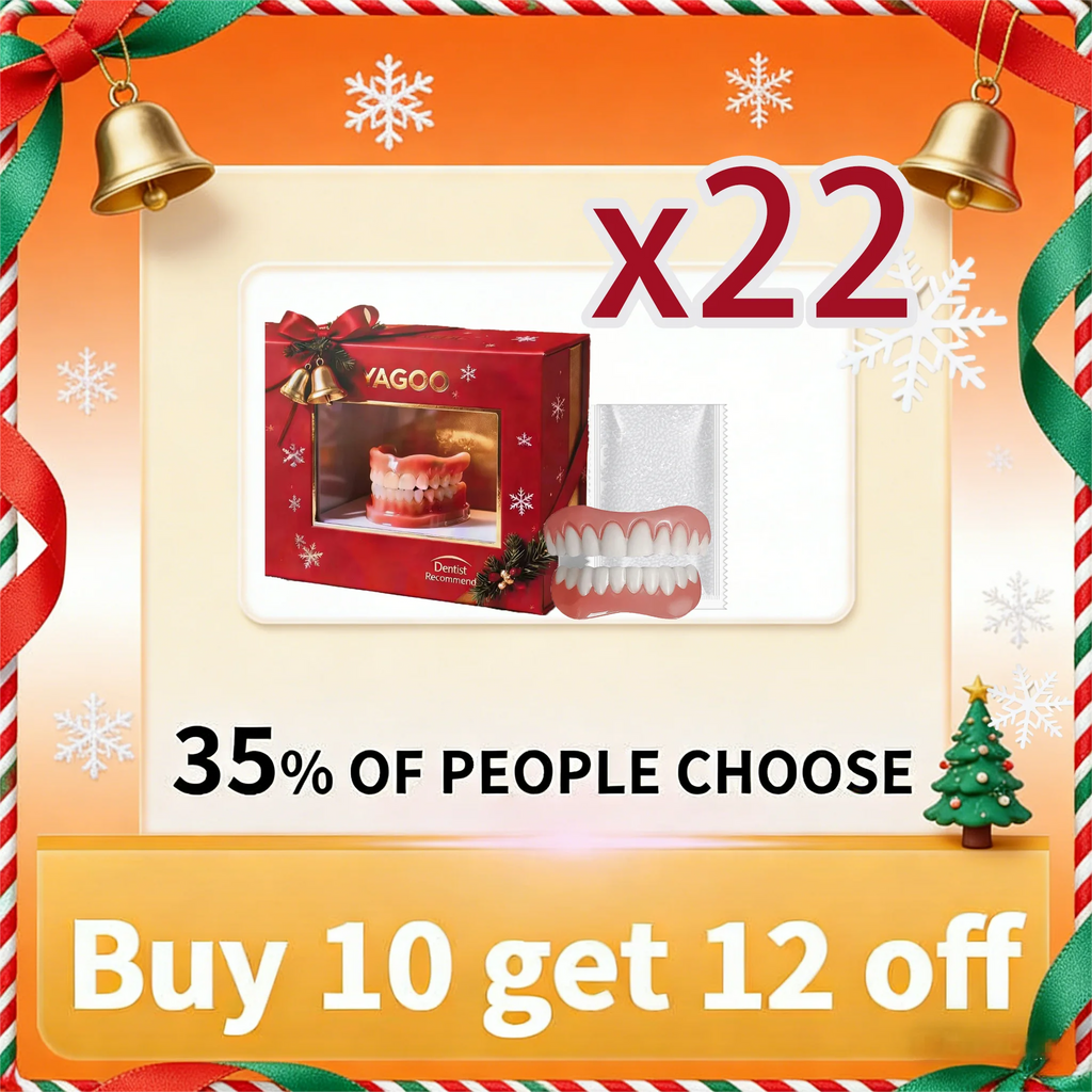 Instant Smile Cosmetic Dentures for Upper and Lower Teeth