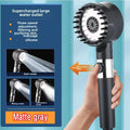 High-Pressure Adjustable Shower Head with Massage Brush