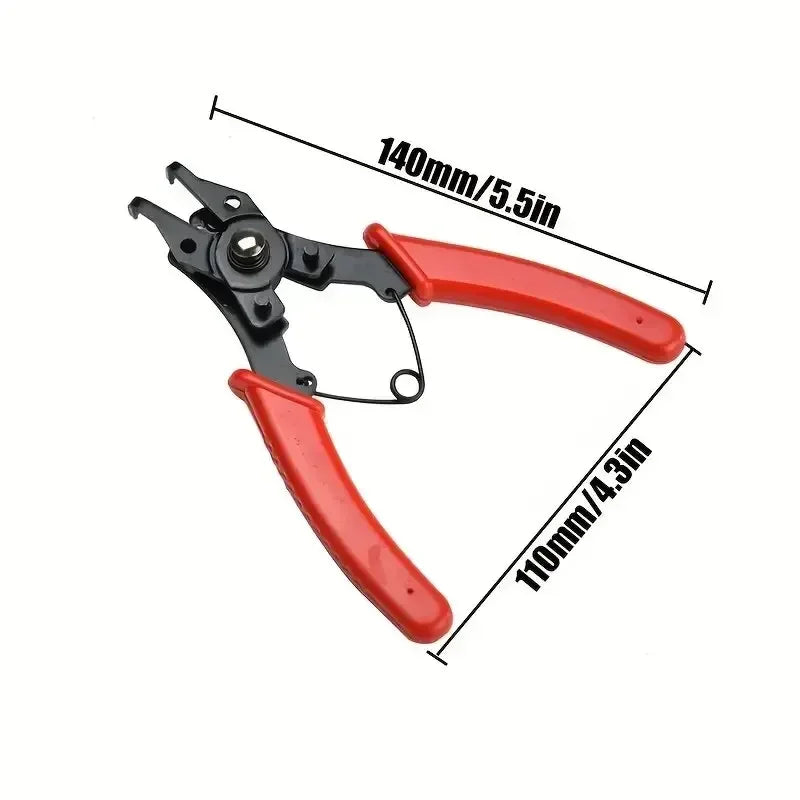 4-in-1 Interchangeable Circlip Pliers Set