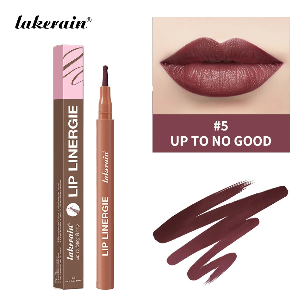 Waterproof Ballpoint Felt Tip Lip Liner Stain - 48