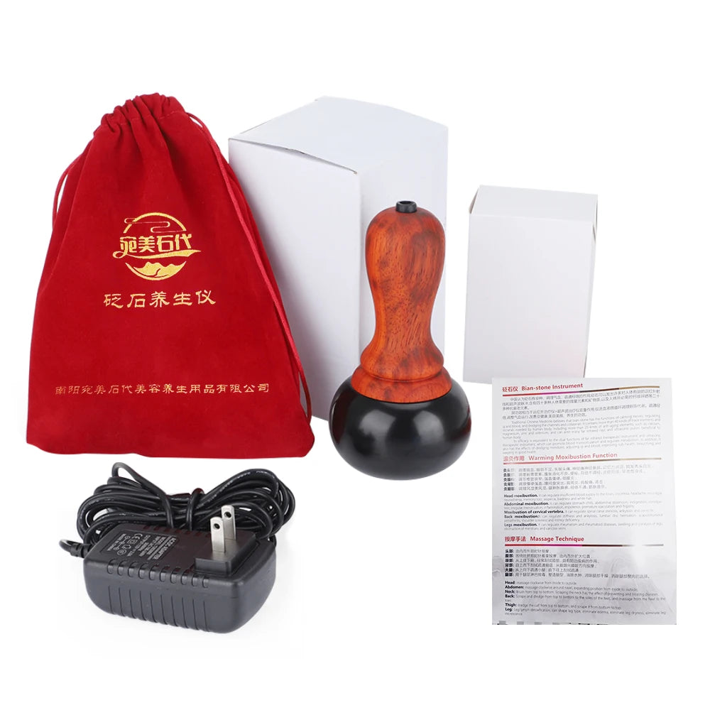 Electric Heated Bianstone Gua Sha Massage Tool - 15