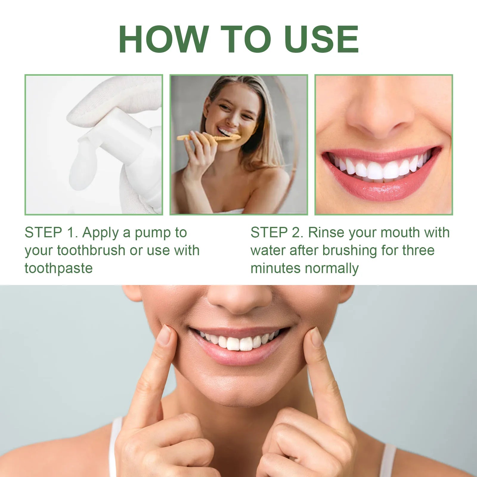 Whitening Foaming Toothpaste for Stain Removal - 12