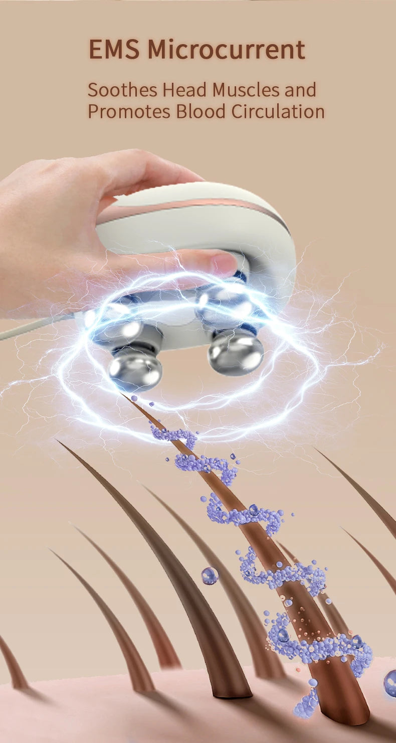 Electric Cordless Scalp and Body Massager
