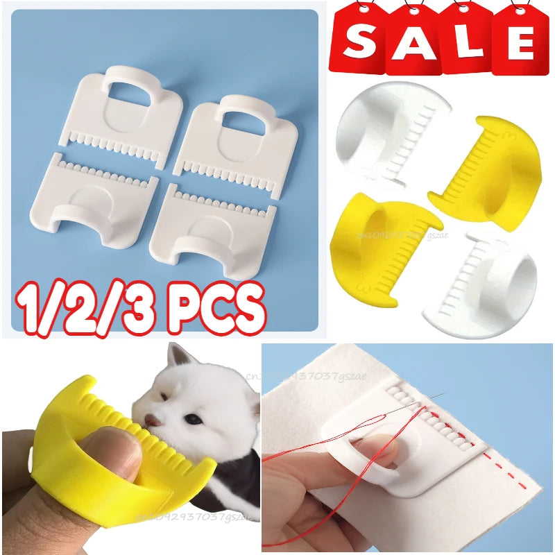 Adjustable Finger Thimble Sewing Guide Tool - 1