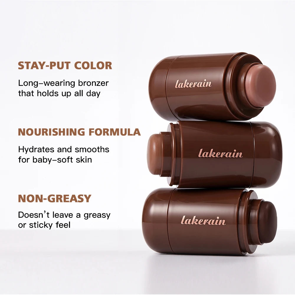 Cream Bronzer Stick for Sculpted Face Contouring