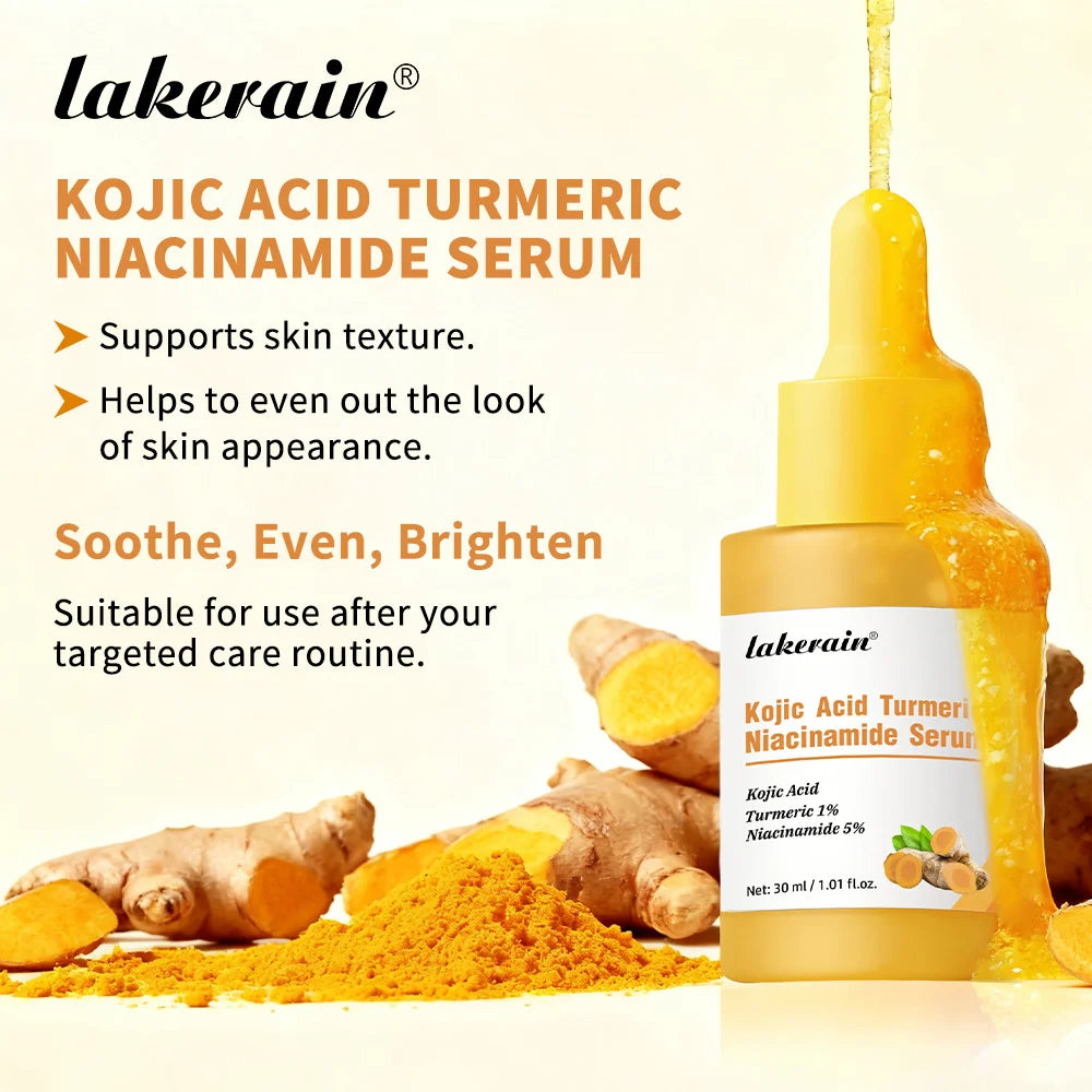 Brightening Kojic Acid and Turmeric Face Serum - 5
