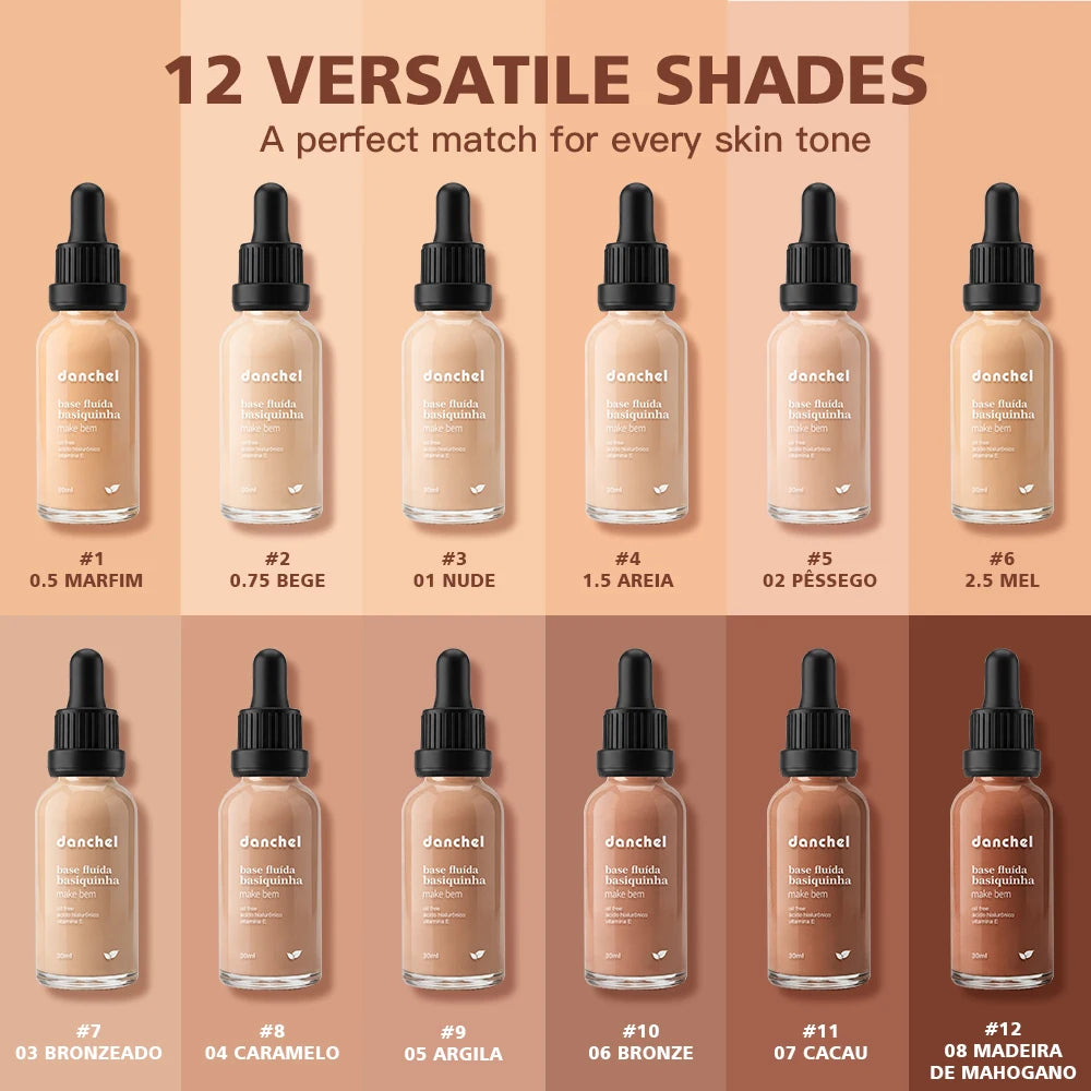 Matte Lightweight Liquid Foundation for Flawless Poreless Skin - 4