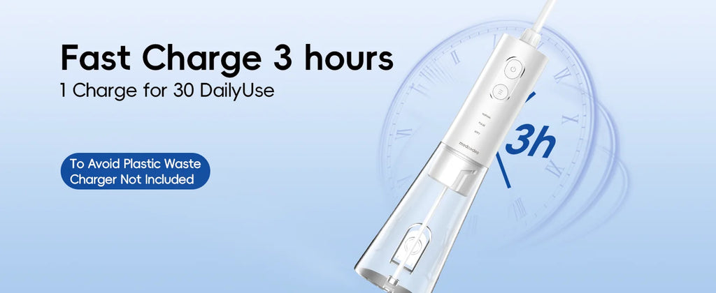 Portable Electric Water Flosser and Scalp Massager Set