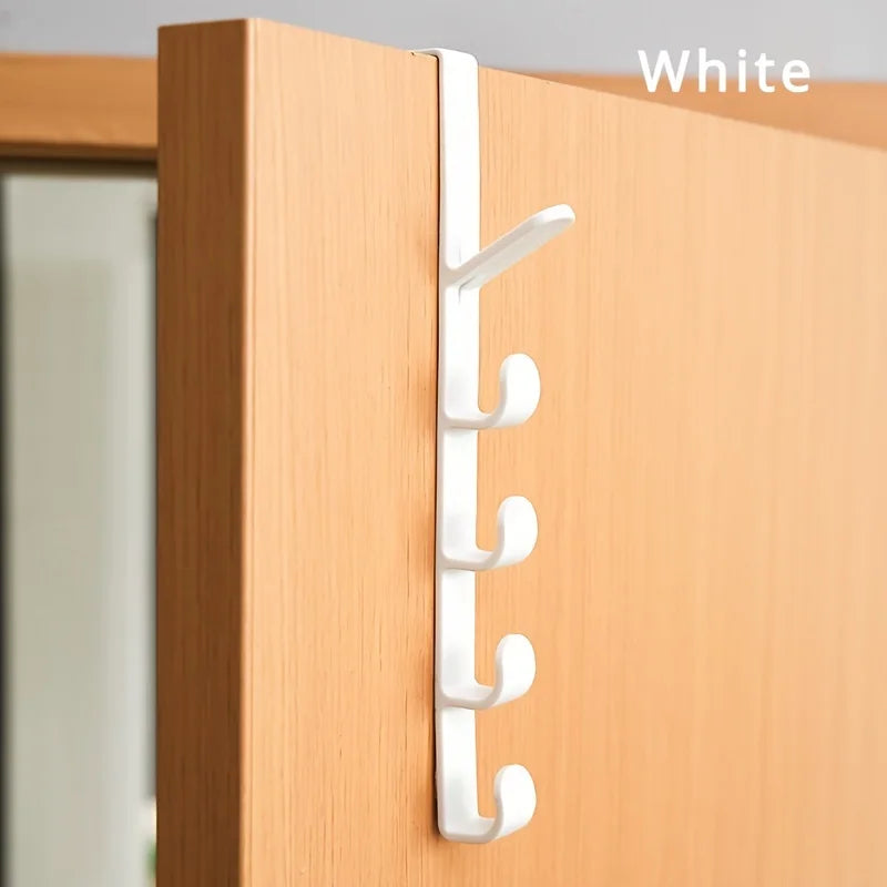 Over-the-Door Storage Hook Rack for Organizing Clothes and Bags - 17
