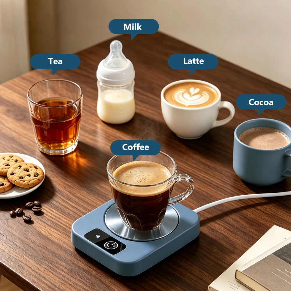 Electric Constant Temperature Mug Warmer Coaster - 8