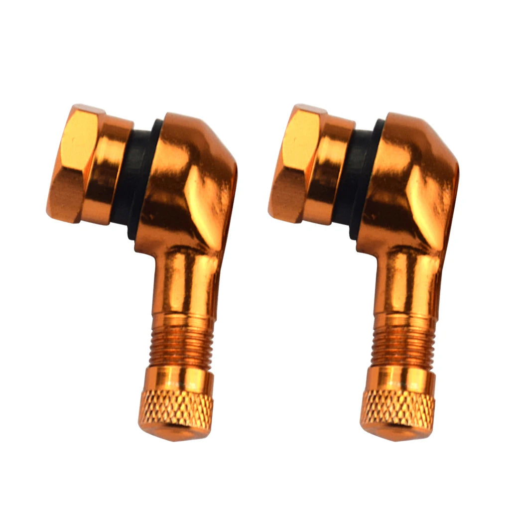 90 Degree Motorcycle Tire Valve Stems for Easy Pressure Checks - 21