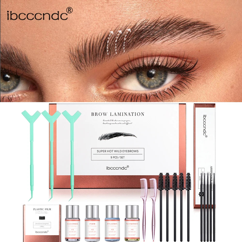 Professional Eyelash and Eyebrow Lifting and Tinting Kit