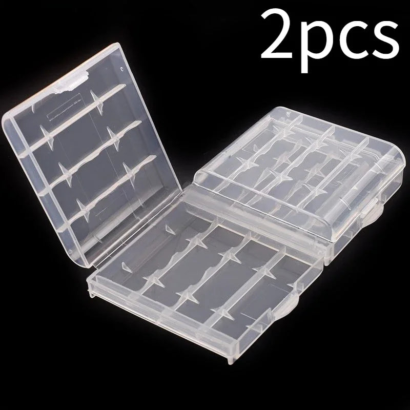 Universal AA and AAA Battery Storage Organizer Case - 2 Pack - 7