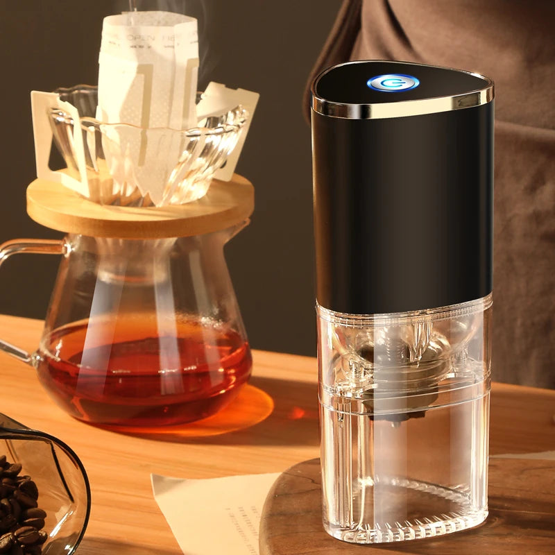 Portable Electric Coffee Grinder for Fresh Beans - 4