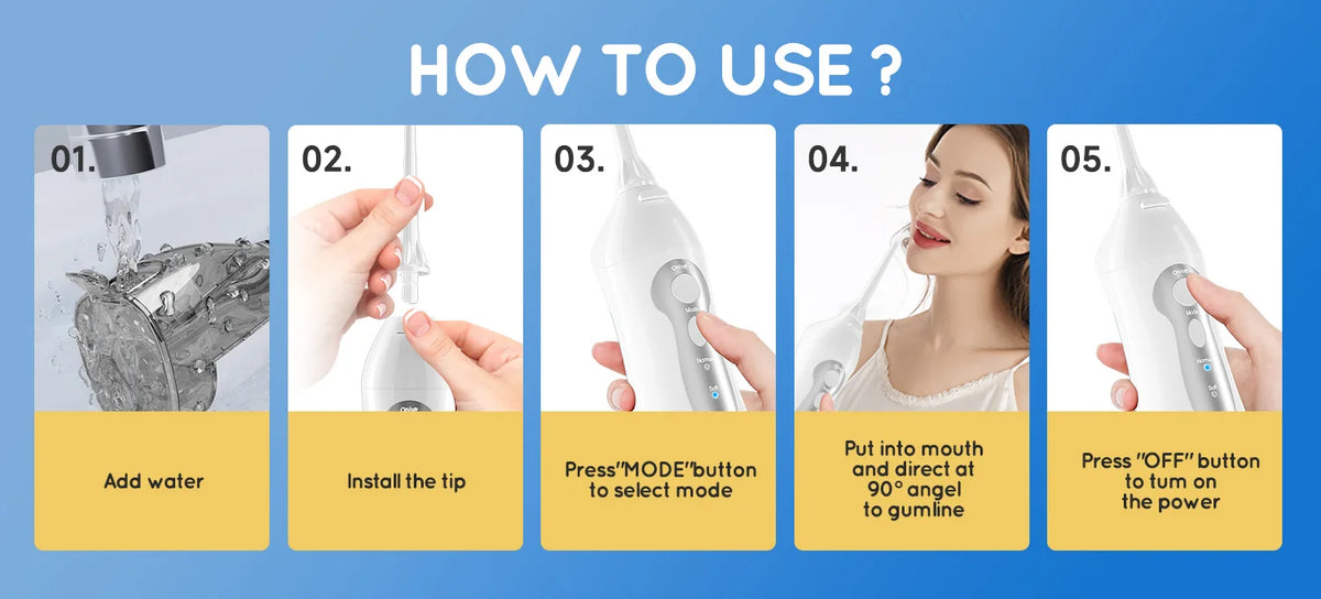 Electric Nasal Irrigation and Water Flosser Combo System