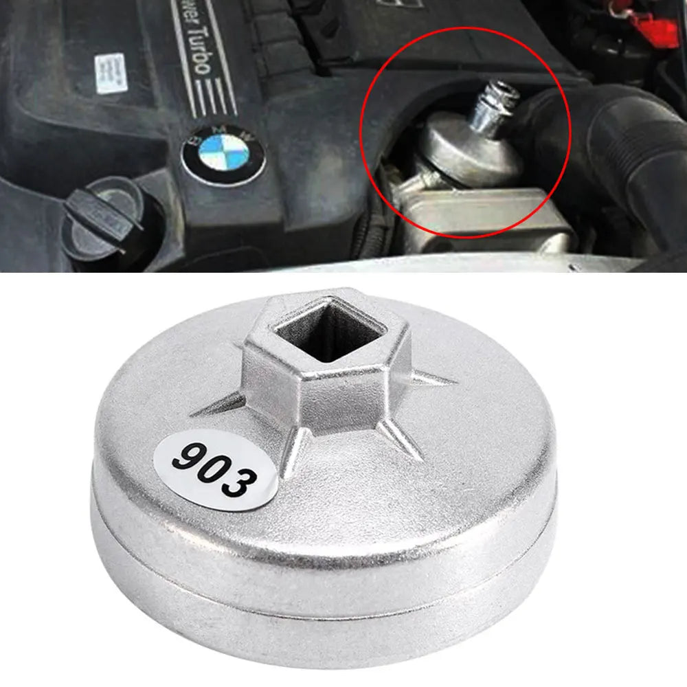 74mm 14-Flute Oil Filter Wrench Socket Tool