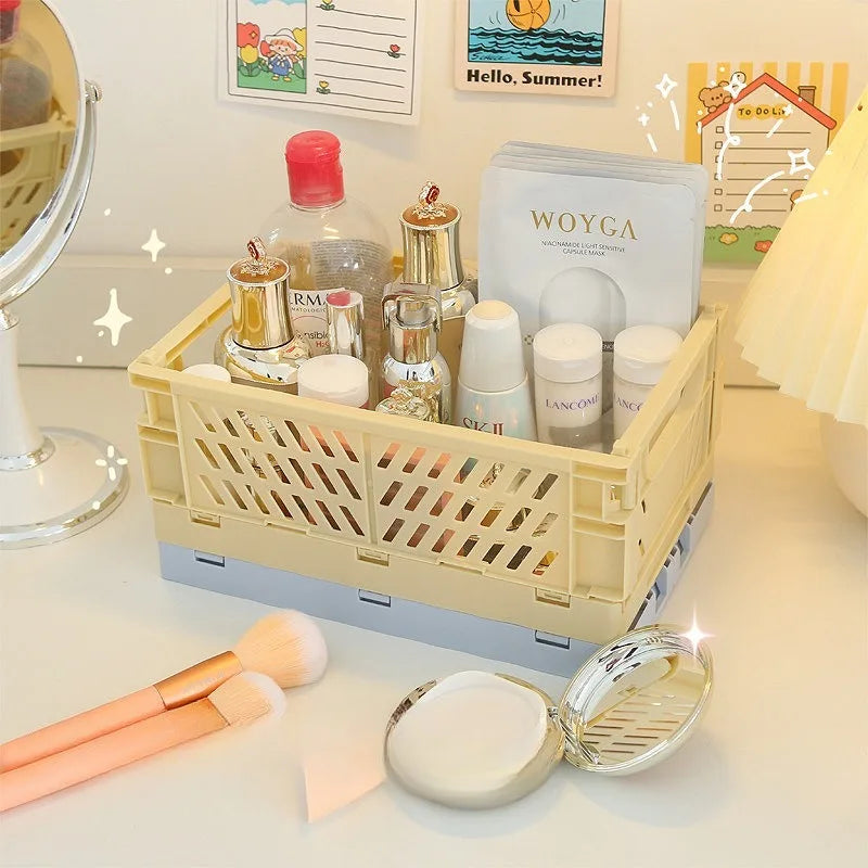 Foldable Desktop Storage Organizer for Home and Office