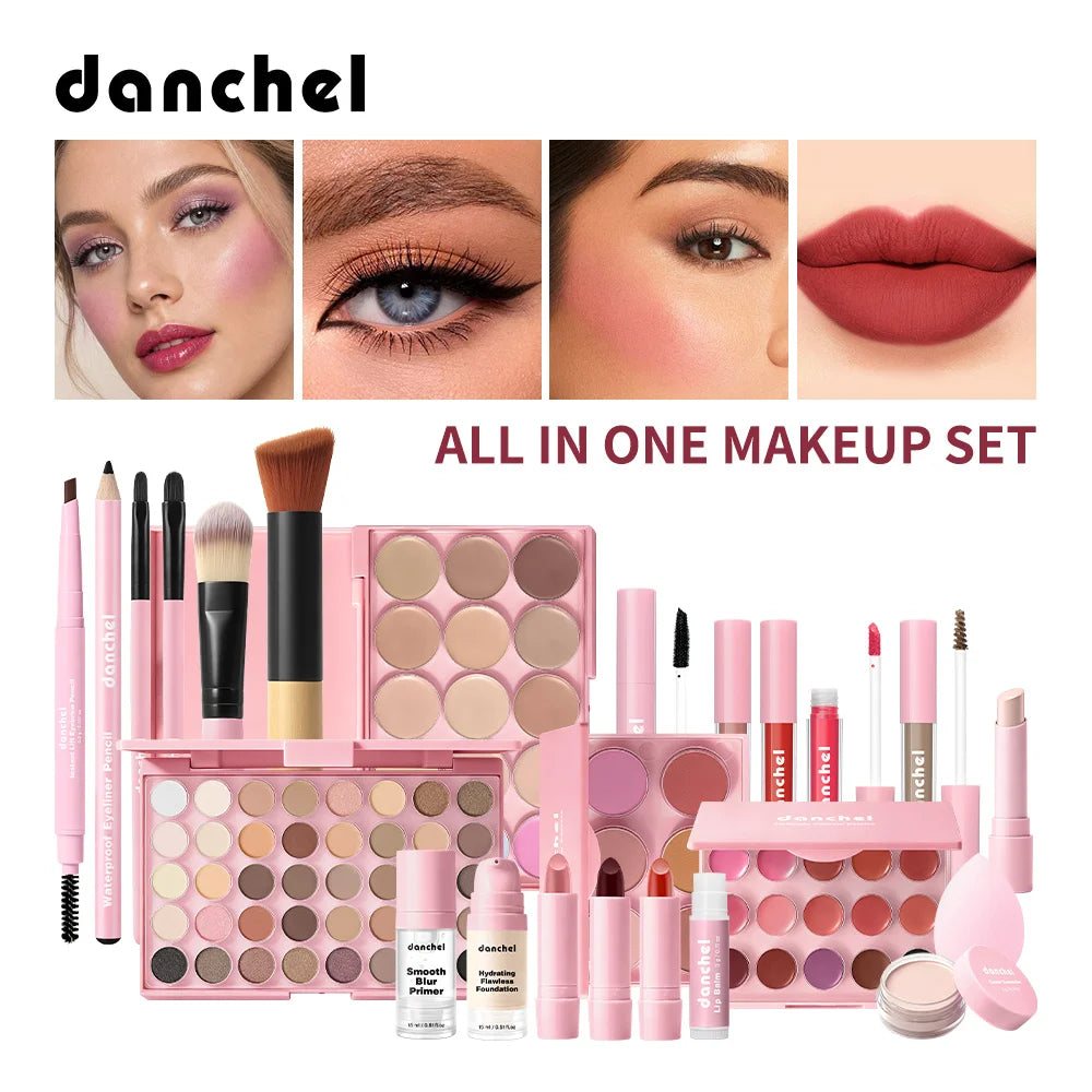 All-in-One Professional Makeup Set for Beginners and Travel