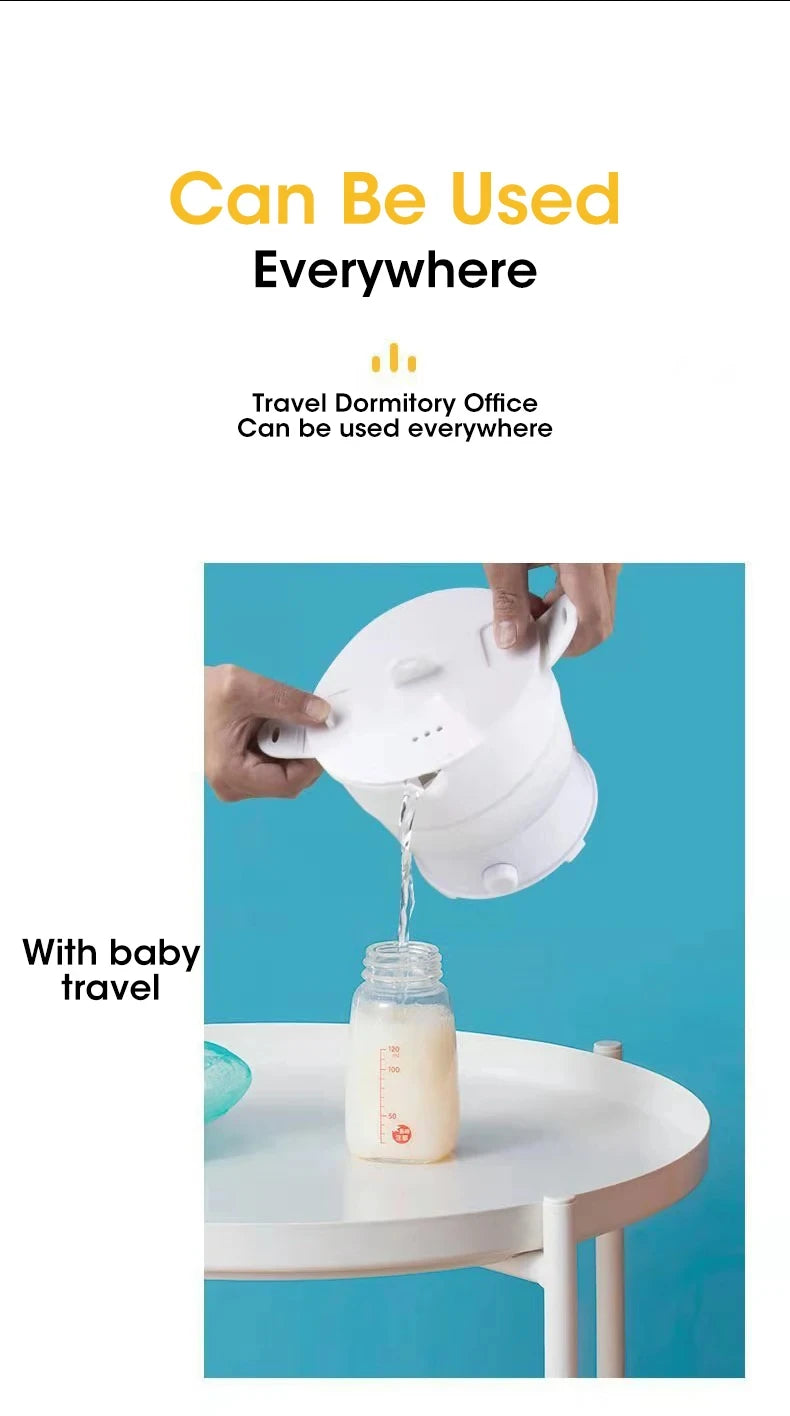 Portable Foldable Electric Hot Pot for Travel and Camping