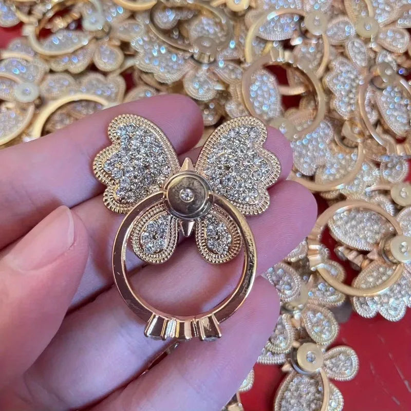 Butterfly Diamond Ring Phone Holder and Stand