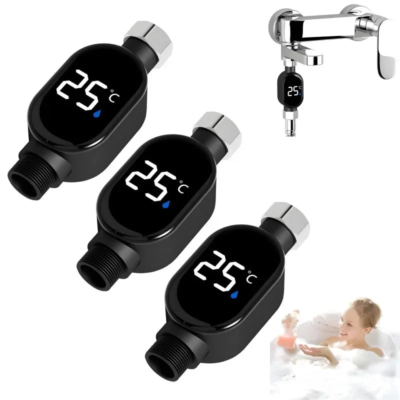 Digital LED Shower Water Temperature Thermometer