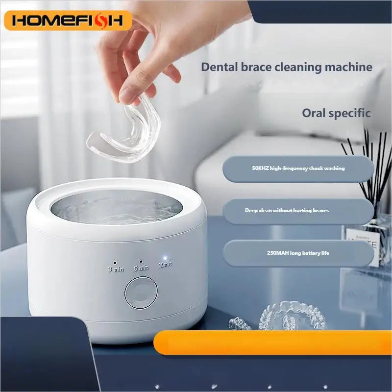Portable Ultrasonic Denture and Retainer Cleaner