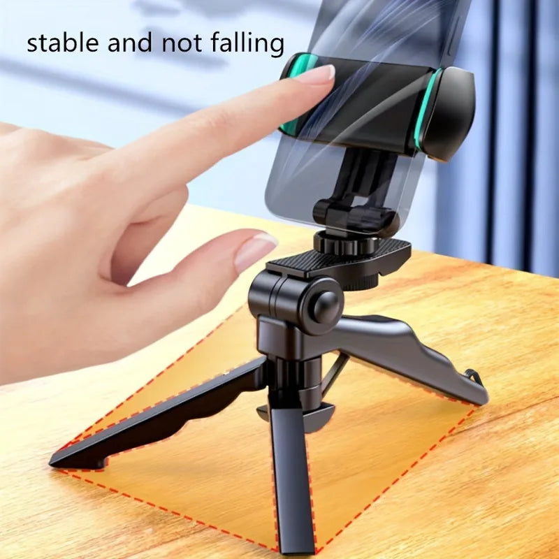 Portable Phone Tripod Stand and Handheld Selfie Grip