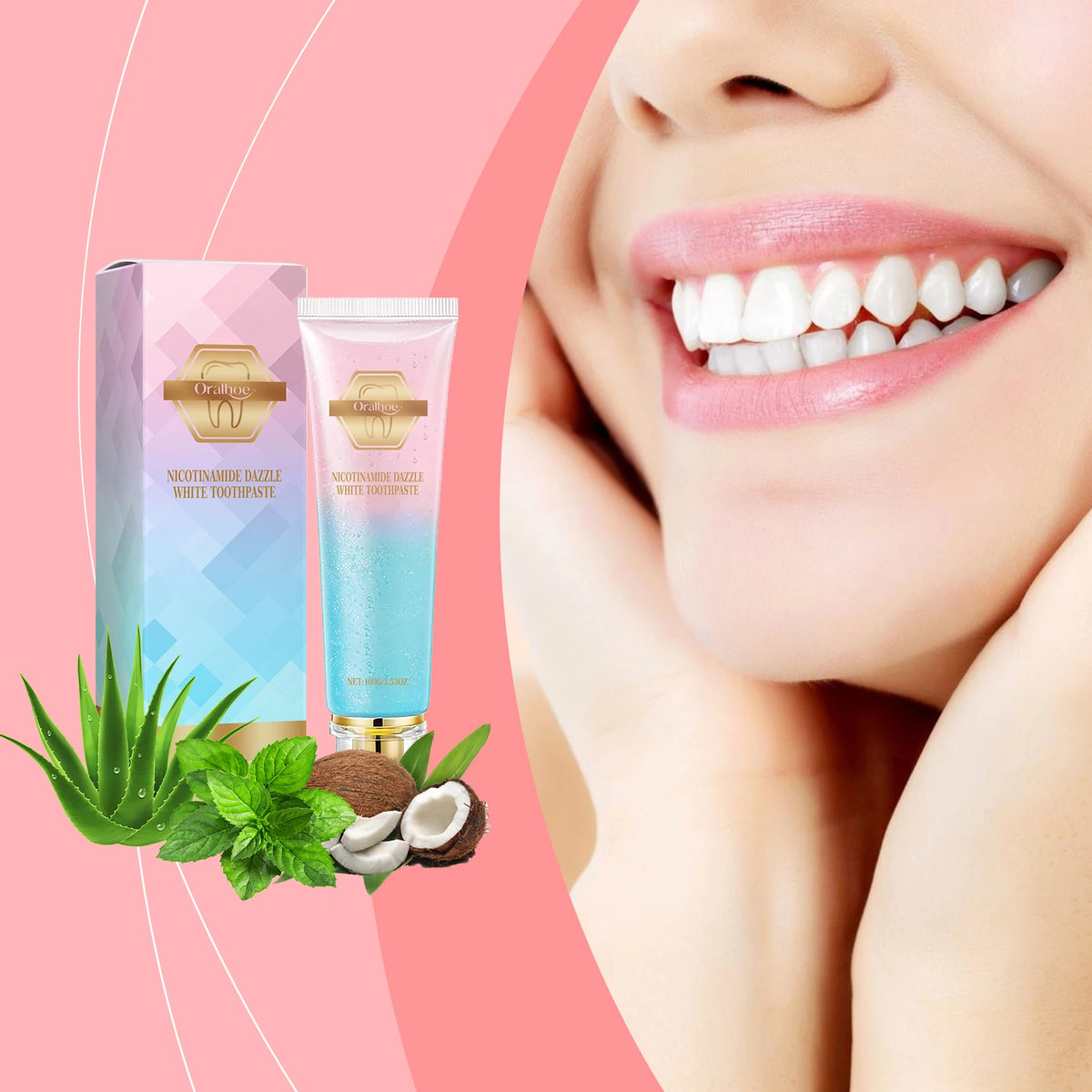Brightening and Cavity Repair Teeth Whitening Toothpaste