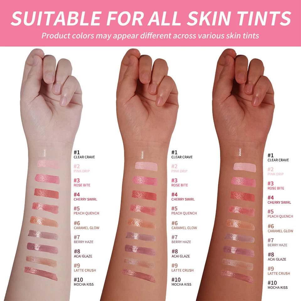Hydrating Glow Lip Balm for Glossy Plump Lips