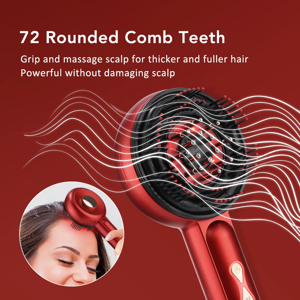 Portable Electric Scalp Massager with Essential Oil Applicator - 11