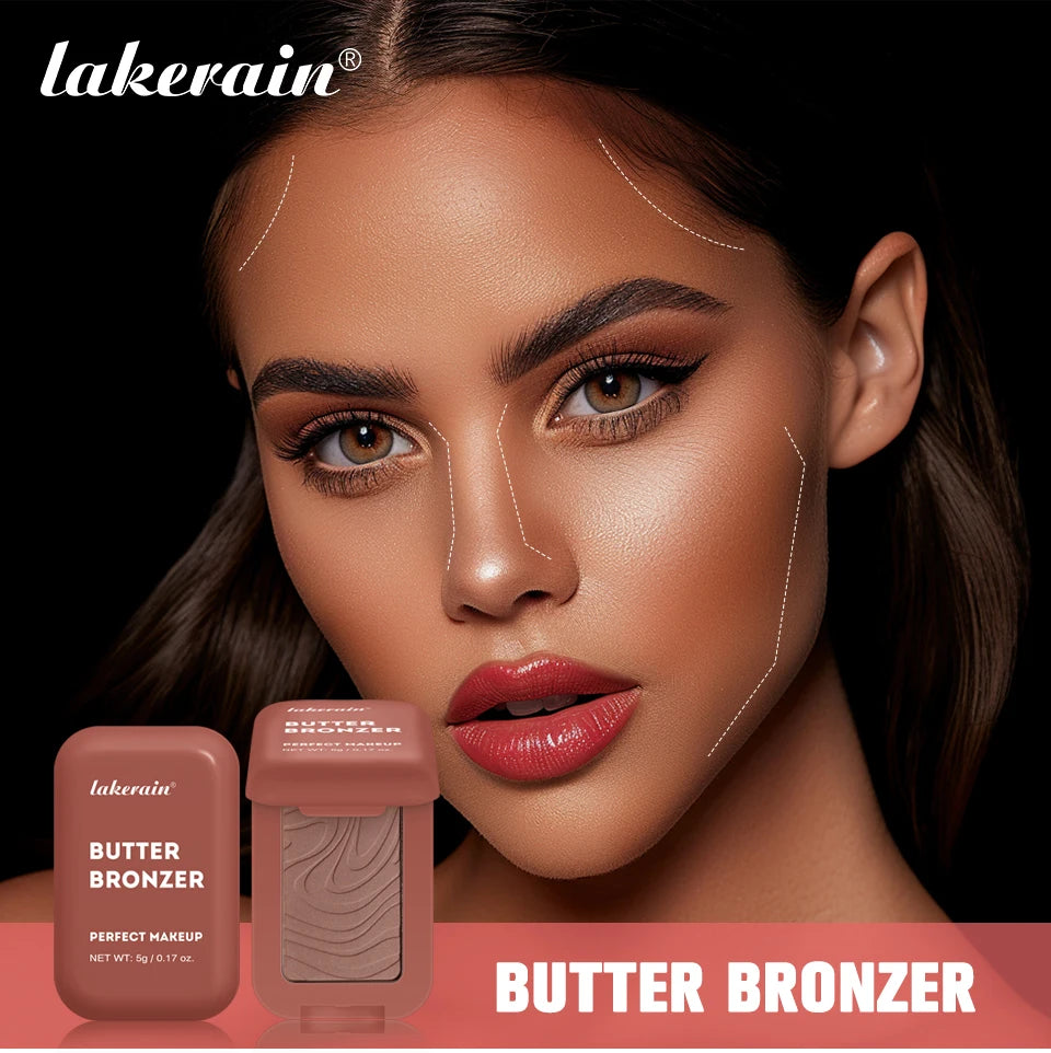 Waterproof Matte Butter Bronzer for Face Contouring