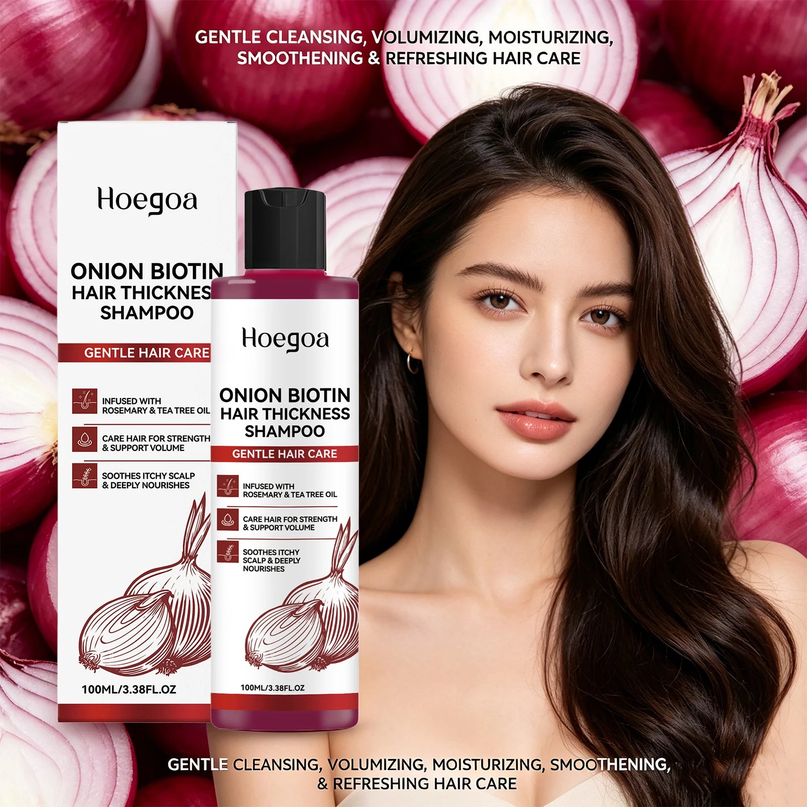 Onion and Biotin Volumizing Hair Growth Shampoo - 11