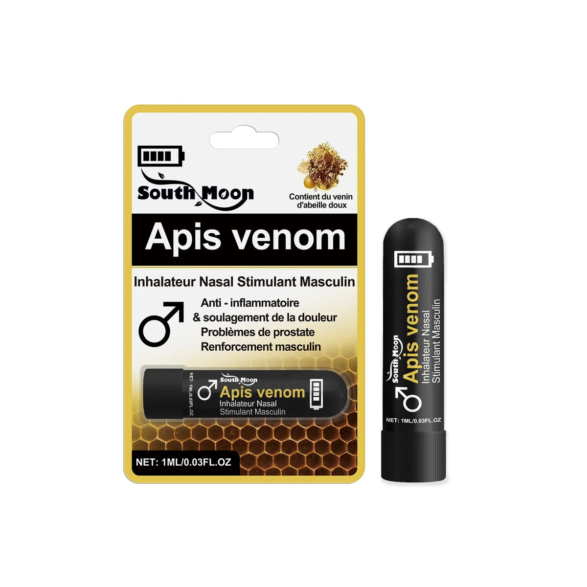 Men's Herbal Nasal Stimulant Inhaler for Daily Comfort