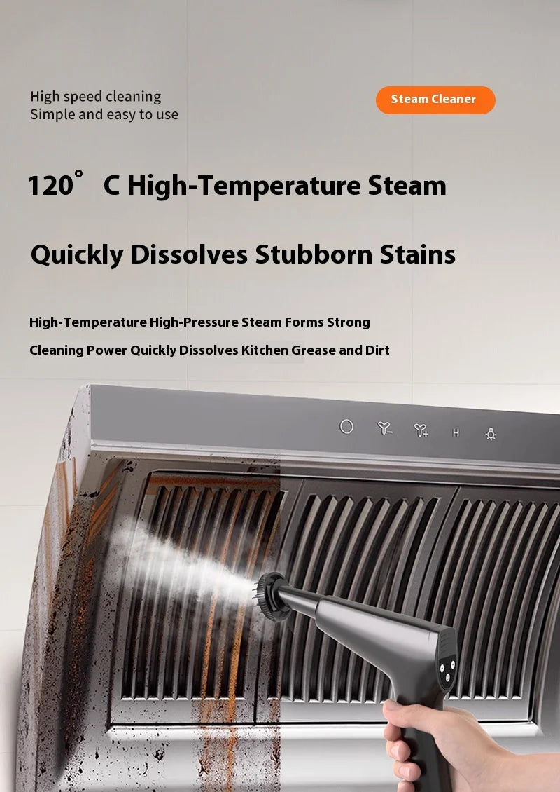 High-Pressure Portable Steam Cleaner for Household and Car