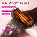 Fast-Heating Cordless Ionic Hair Straightener Brush