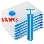 Vacuum Compression Storage Bags with Hand Pump