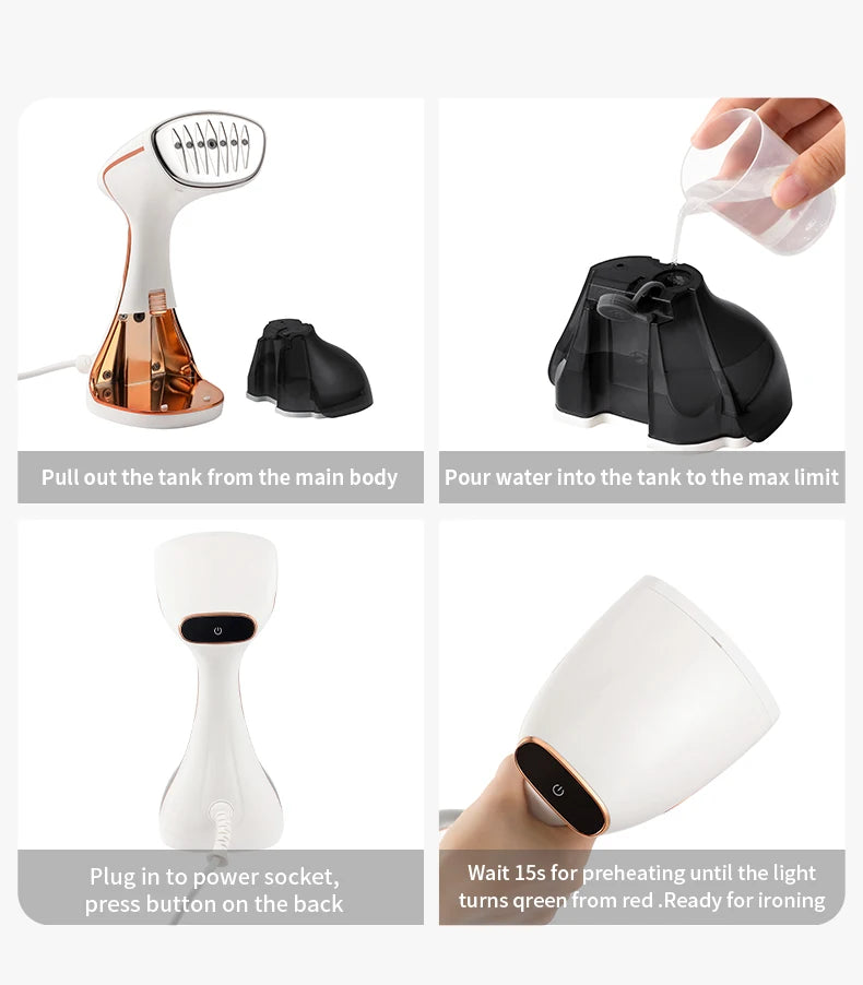 Portable Handheld Garment Steamer for Clothes