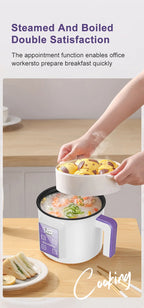 Compact Multi-Function Electric Rice Cooker for Home
